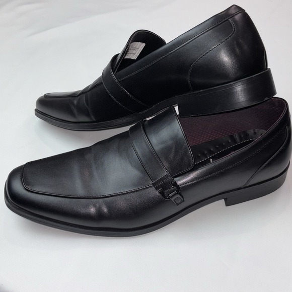 Perry Ellis Other - Perry Ellis Mens Portfolio Devonte Black Loafers Ultra Foam‎ Size 11.5